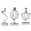 Accesorios de amasado en acero inoxidable.webp