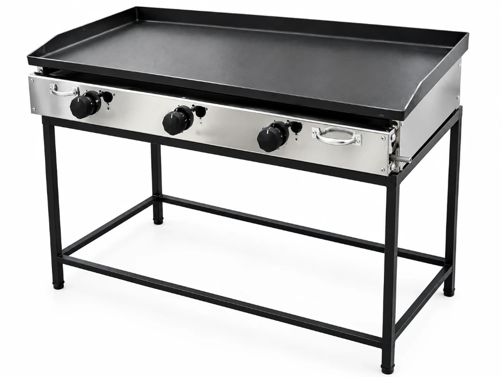 [39] PLANCHA HAMBURGUESERA 100X50 CON BASE HH