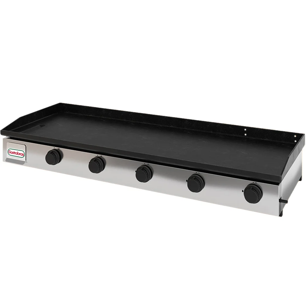 [54] PLANCHA HAMBURGUESERA GASTROBRAS 6,35MM DE 140X50CM 5 LLAVES