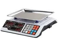 [117] BALANZA COMERCIAL MEGASTAR 40KG DIGITAL CON BATERIA RECARGABLE
