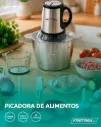 PICADOR DE CARNE FTX 6EN1 1000W ACERO INOX