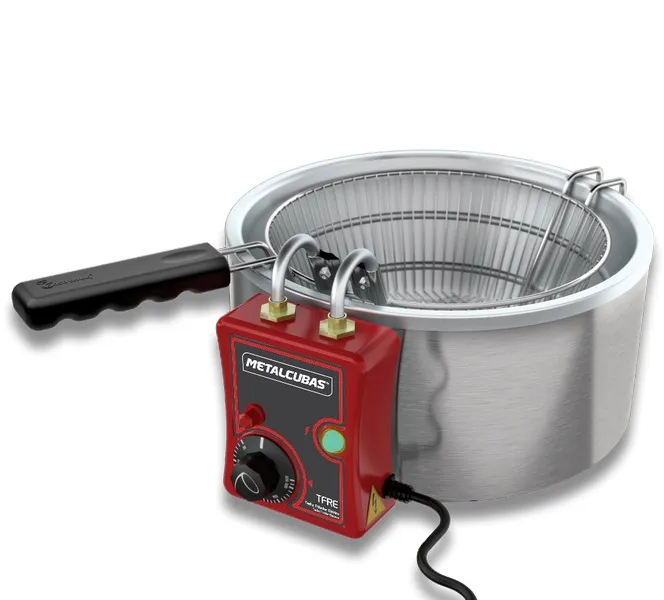 [141] FREIDORA ELECTRICA METALCUBAS TACHO REDONDO 3L
