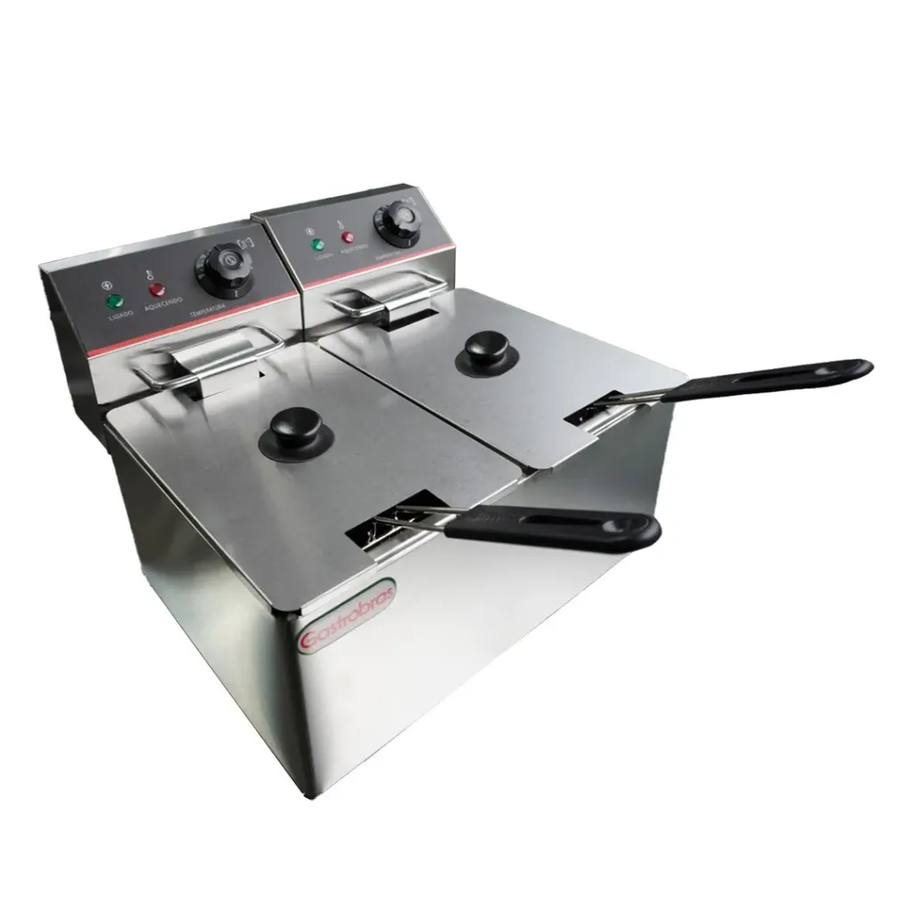 Freidora Electrico Gastrobas 2 Cubas 8L X 2