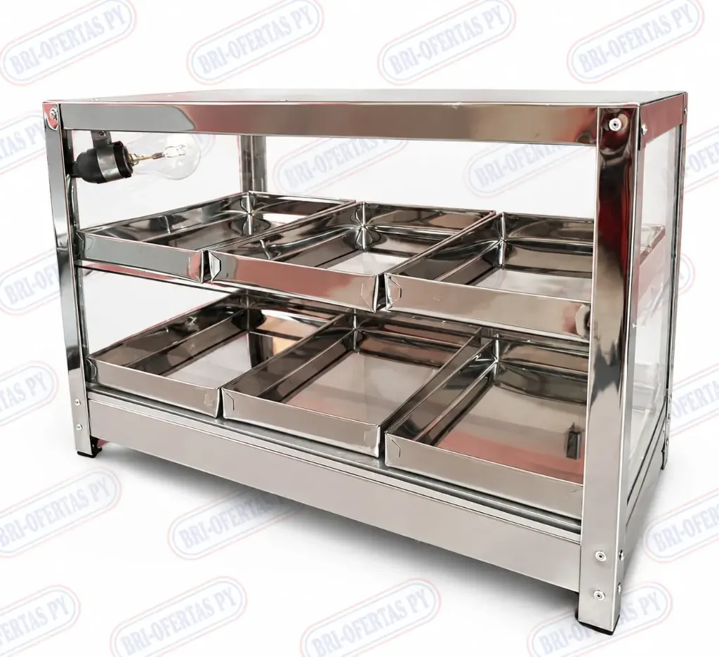 [206] EXHIBIDORA NACIONAL INOX 6B MEDIDAS 56X30X38