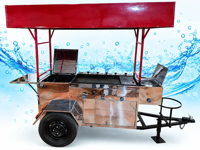 CARRITO TIRA TRAILER, PLAN 100X50, PUERTA SUPERIOR, TECHO CARTEL PUBLICITARIO