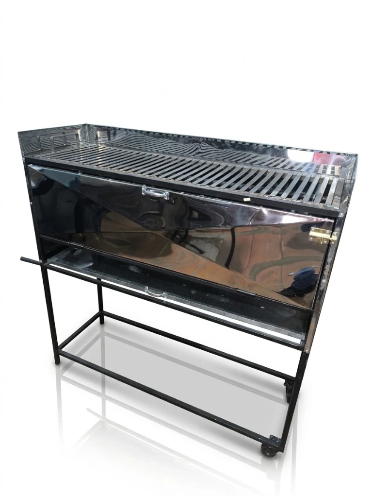 [475] Parrilla para Asadito 120X40 con Ruedita