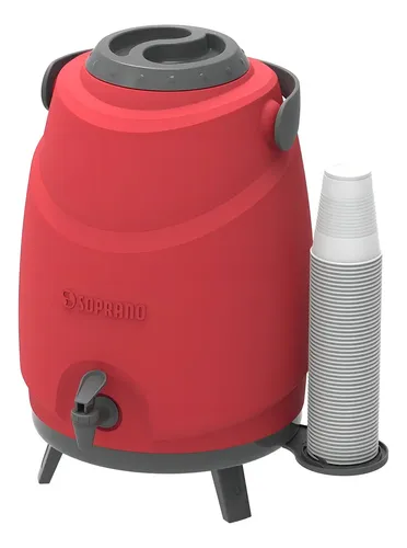 [495] MINI BEBEDERO SOPRANO 12L ROJO