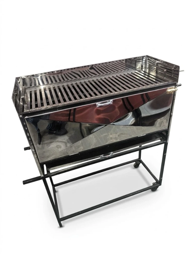 [505] PARRILLA PARA ASADITO 100X40 CON RONDANA