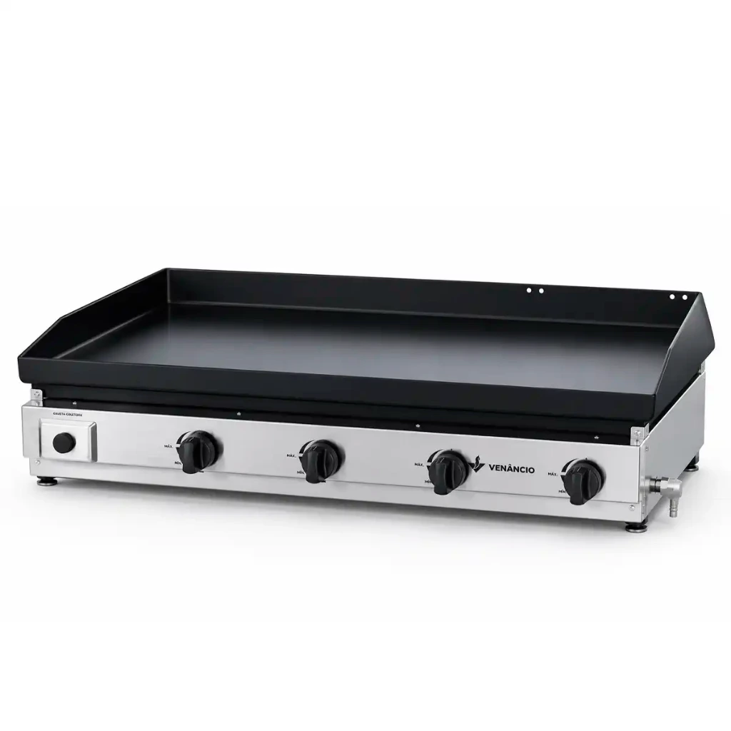 [523] PLANCHA HAMBURGUESERA VENANCIO 100X50CM 4 LLAVES