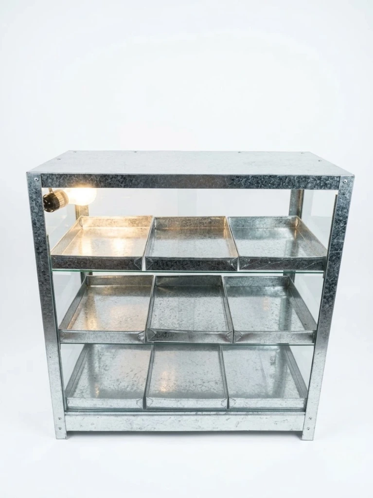 EXHIBIDORA NACIONAL VERTICAL 9B GALVANIZADA