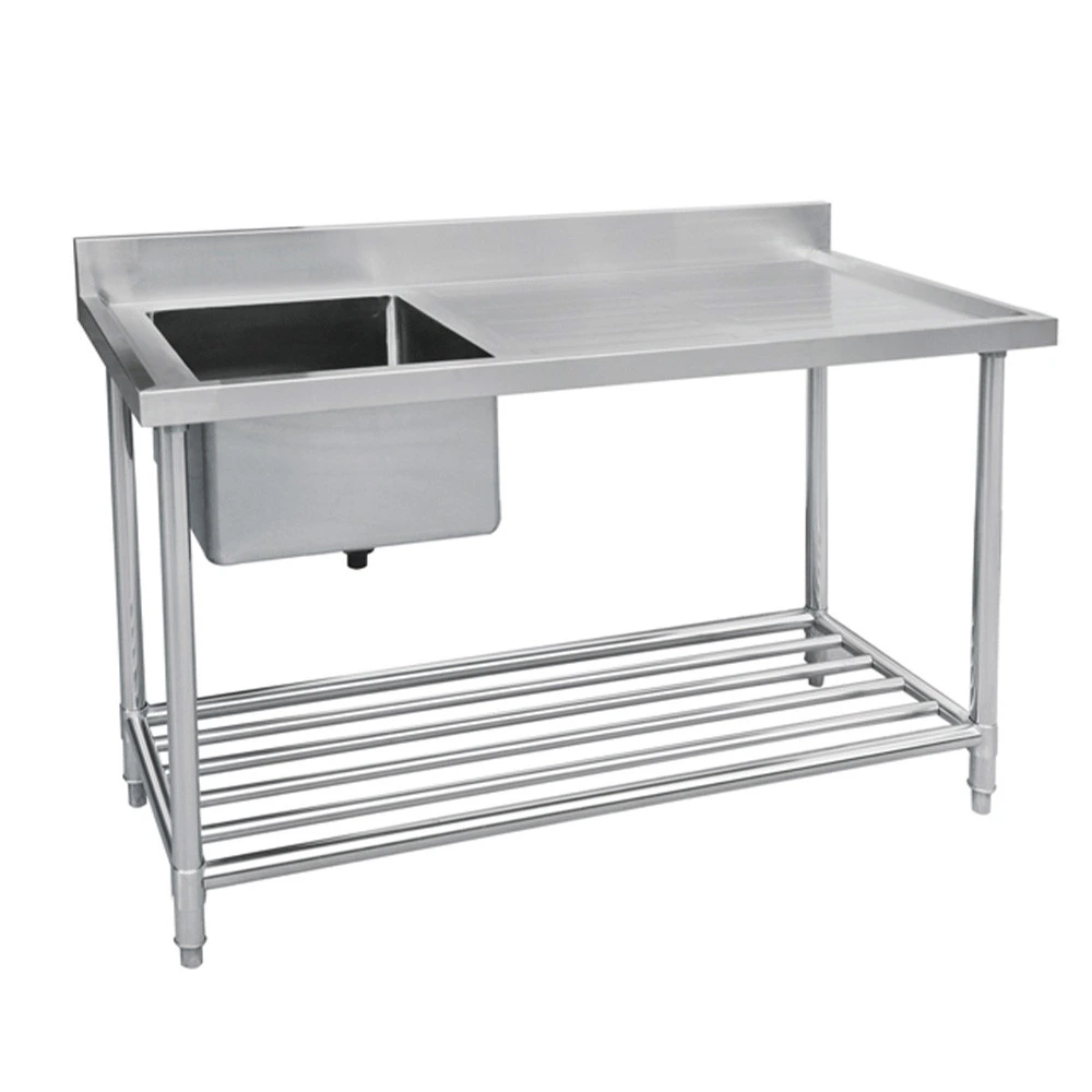 [632] MESA CON BACHA IZQ INDUS TOKYO 180X70 BV7-180-1L