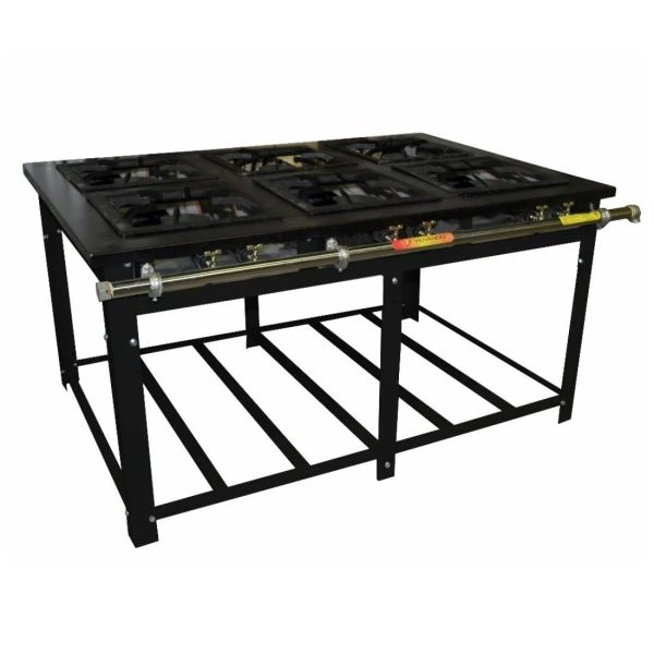 [656] COCINA INDUSTRIAL VENANCIO 6H 40X40 6/DQ