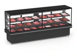 [678] VITRINA CARNICERA REFRIMATE VANGUARD TOP 3.00 MTS CON ESTANTE PRATELEIRA EAVTP-3000