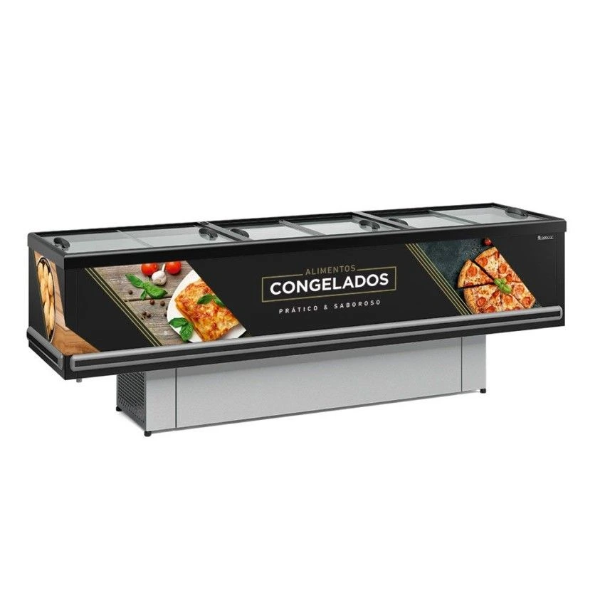 [756] Isla para Congelados Gelopar GESV-290PR 2,90 Metros Vidrio Recto