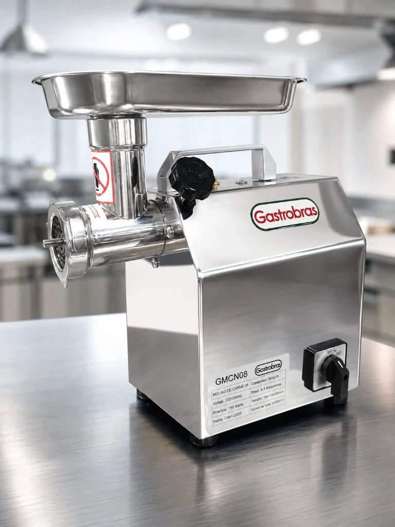 [819] MOLINO DE CARNE INOX BOCA 8 GASTROBRAS