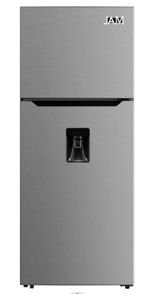 [838] HELADERA JAM SILVER INOX FRIO SECO 510L DISPENSER JAMD-413