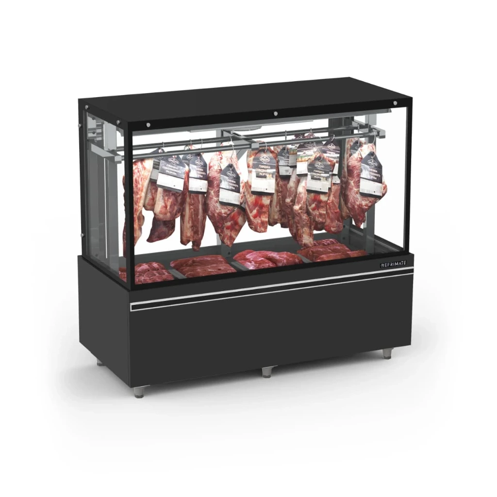 [910] VITRINA CARNICERA 1500CM REFRIMATE VANGUARD TOP RECTO AF