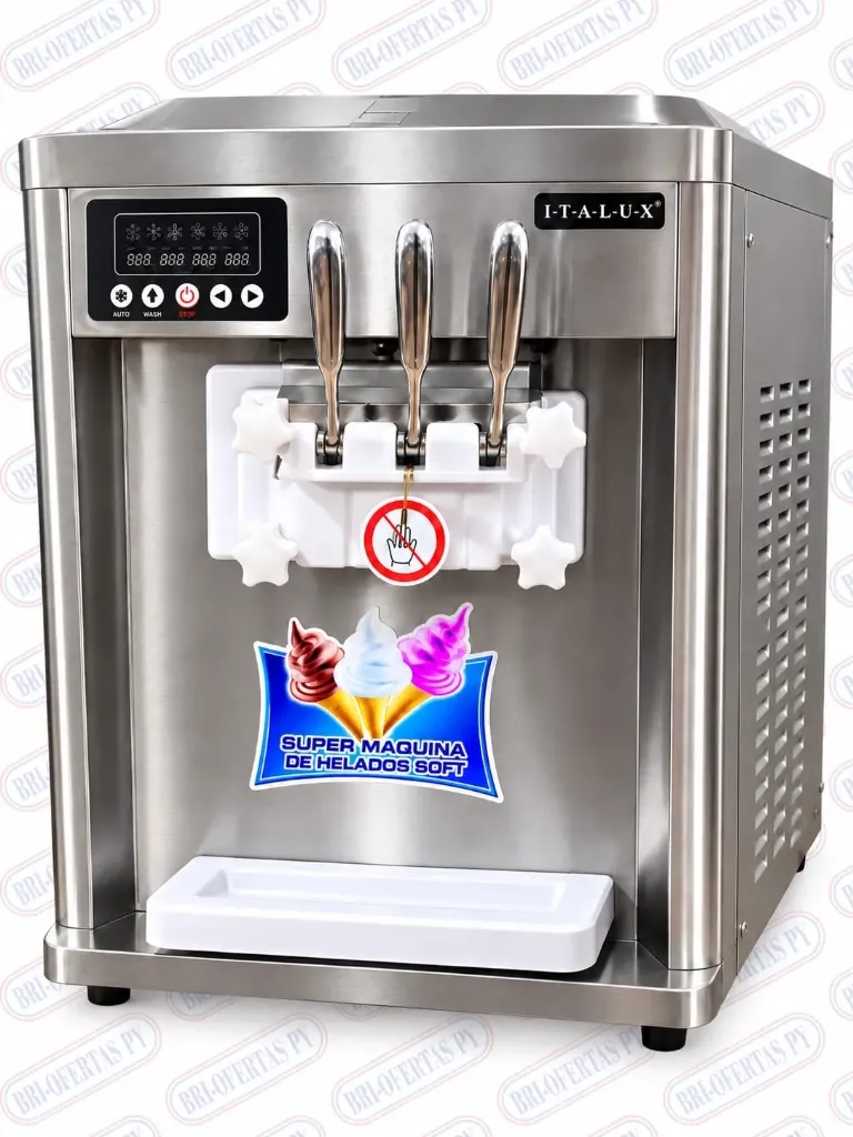 [975] Maquina para Helados Soft Italux 14L 2 Sabores