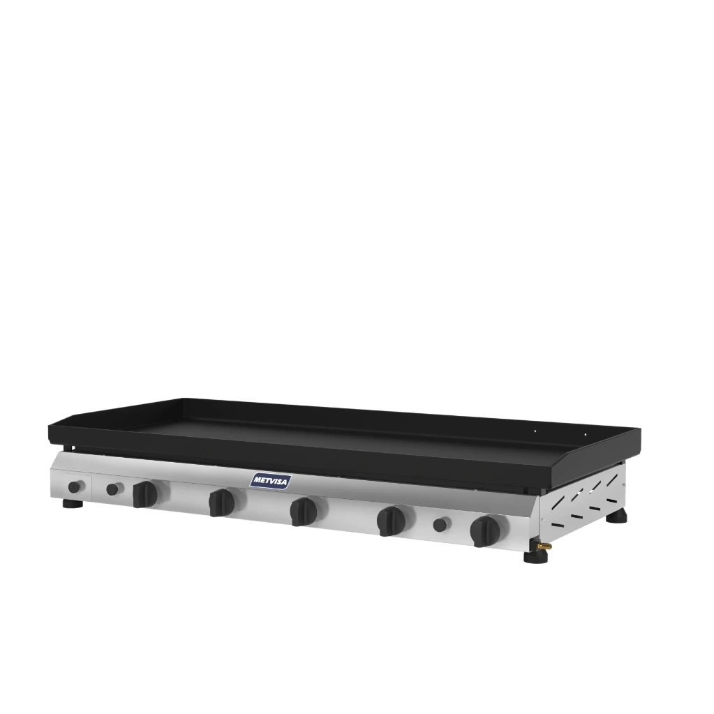 [1180] PLANCHA HAMBURGUESERA METVISA 120X50 6,3MM 5 LLAVES