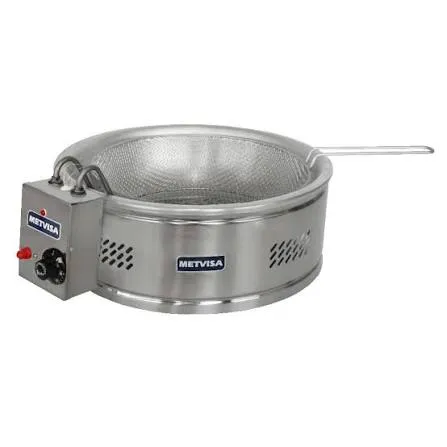 [1219] FREIDORA ELECTRICA METVISA TACHO REDONDO 6L