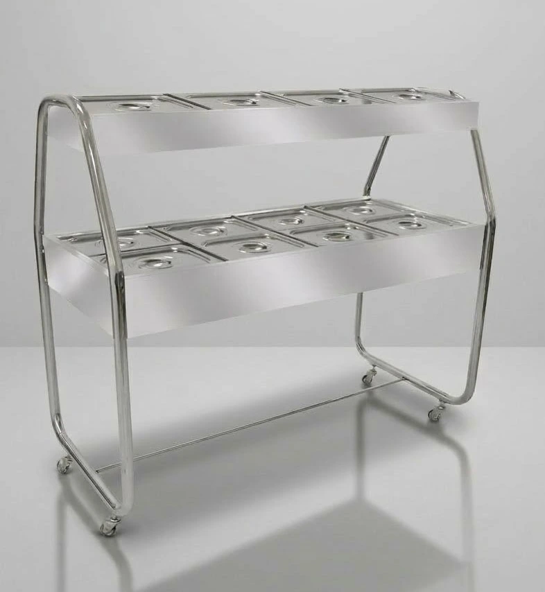 [1225] BUFETERA VENANCIO DUPLO 8/C CALIENTE 4/C FRIO GEL