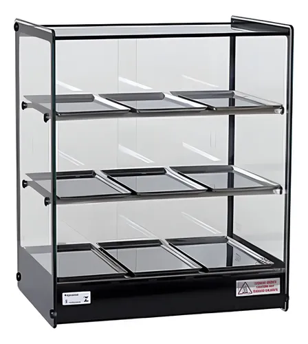 VITRINA TITA 9B ESTUFA CALIENTE VERTICAL LED Y VAPOR