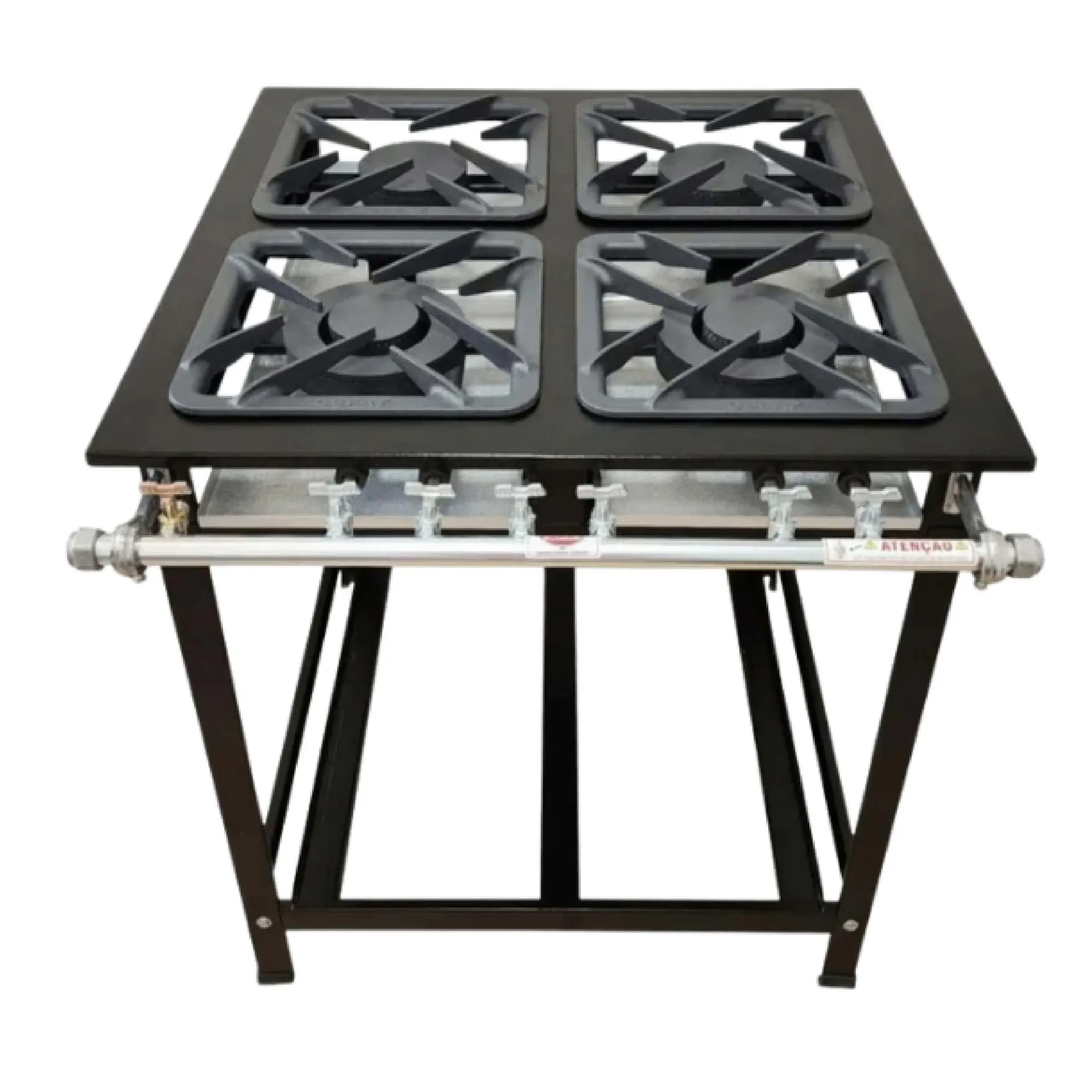 [1338] COCINA INDUSTRIAL 4H CEFAZ 2/D 2/S EXTRA 30X30
