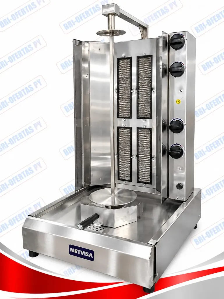 SHAWARMA A GAS METVISA 4Q ESPADA ROTATIVA