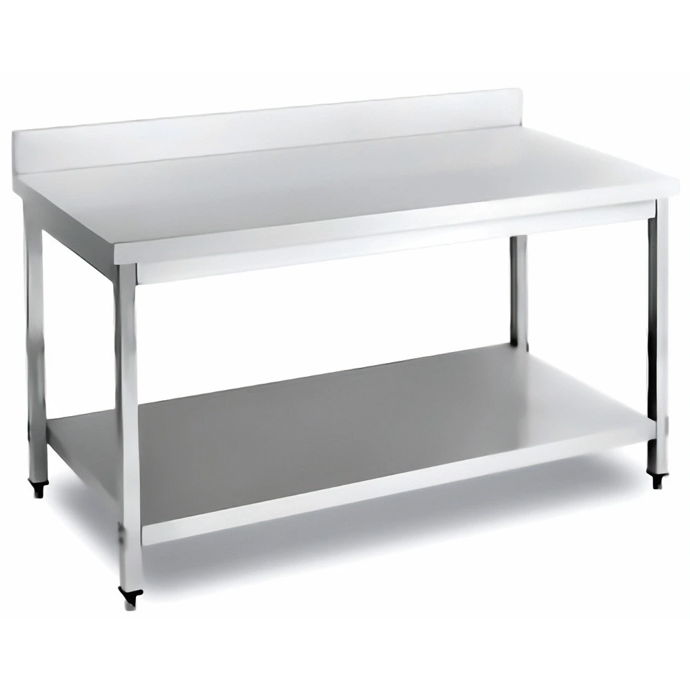 [1438] MESA DE TRABAJO INOX TOKYO BV700-120 CON RESPALDERO