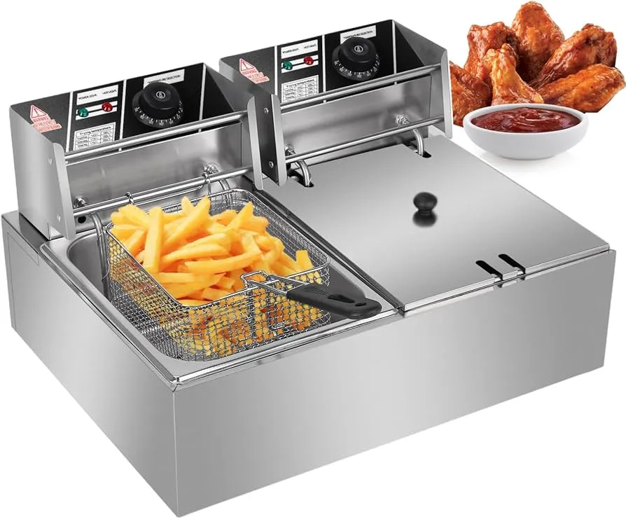 [1491] FREIDORA ELECT FTX 6L+6L 2 CUBAS 2500W