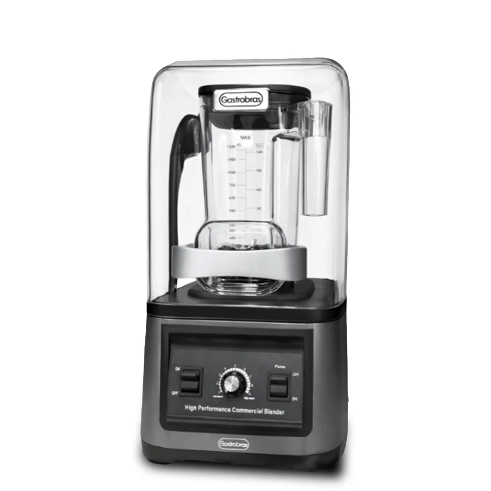 [1580] LICUADORA BLENDER GASTROBRAS 1.8L A/R ANALOG ANTI RUIDO GRIS NG