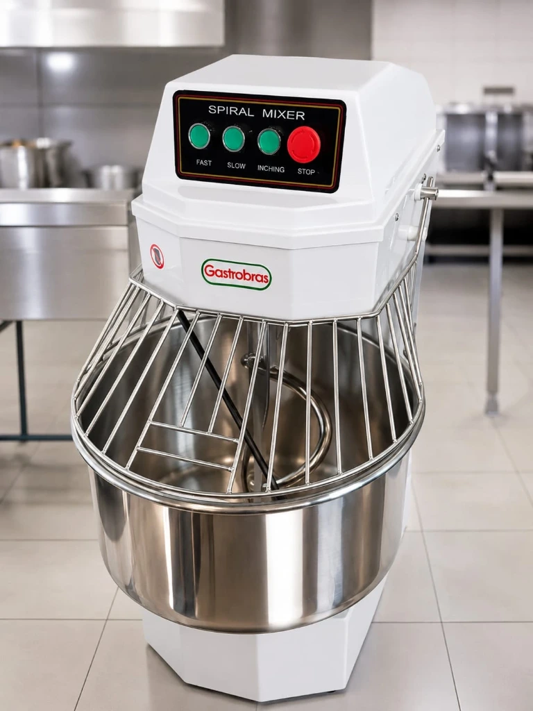 [1589] AMASADORA ESPIRAL GAE-50 GASTROBRAS 20KG HARINA, TIMER TRIFASICO