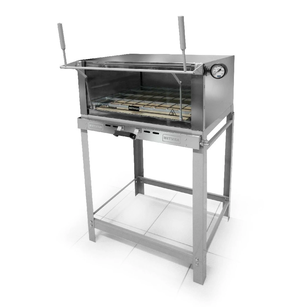 [1616] HORNO PIZZERO METVISA 70X60 A GAS