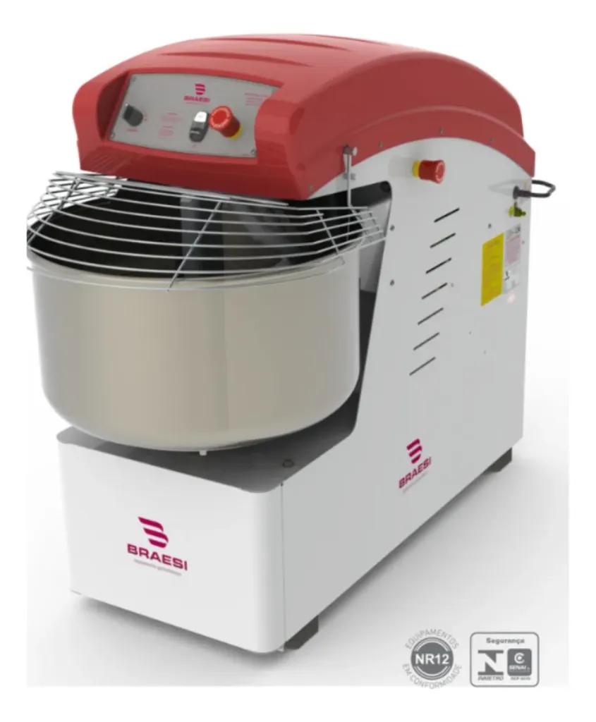 [1620] AMASADORA ESPIRAL BRAESI AES-25 2 VELO TRIFASICO 25KG MASA