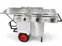 CARRITO PANCHERO AMBULANTE DE 3 BANDEJAS CON RUEDA INFLABLE P.O