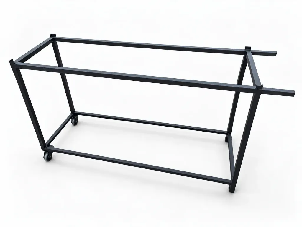 BASE PARA PLANCHA GASTROBRAS 140X50 CON 2 RUEDAS