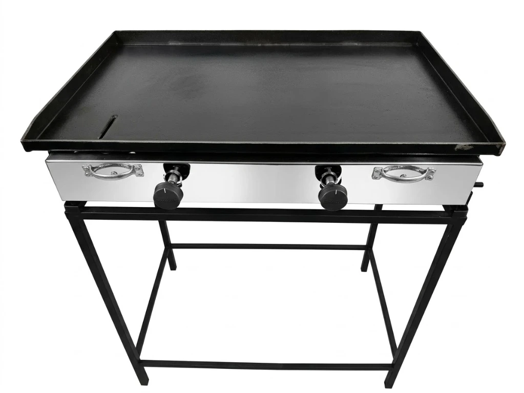 PLANCHA HAMBURGUESERA NACIONAL 70X50 CON BASE HH